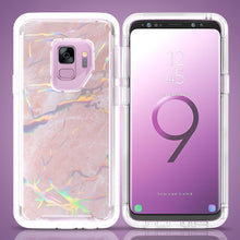 Load image into Gallery viewer, Samsung Galaxy S9 Marble Hybrid Armor Case
