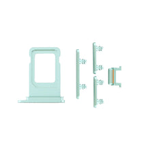 Load image into Gallery viewer, SIM Card Tray and Side Button for iPhone 11 - Green