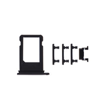 Load image into Gallery viewer, SIM Card Tray and Side Button for iPhone 7 - Black