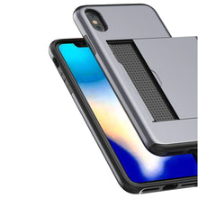 Load image into Gallery viewer, iPhone XS Max Slim Armor Card Slide Case