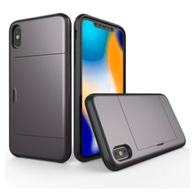 Load image into Gallery viewer, iPhone XS Max Slim Armor Card Slide Case