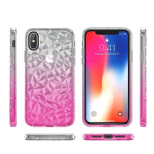 Load image into Gallery viewer, iPhone X / XS Holographic Gradient Diamond Case