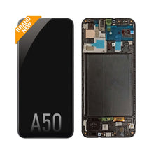 Load image into Gallery viewer, Samsung Galaxy A50 A505F OLED Screen Digitizer Replacement with Frame (Brand New) - Black