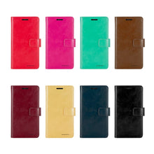 Load image into Gallery viewer, iPhone XR ShockProof Card Holder Leather Flip Case Mercury BLUE MOON