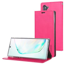 Load image into Gallery viewer, Samsung Galaxy Note 10 Plus Mercury Goospery Blue Moon Flip Case