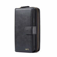 Load image into Gallery viewer, iPhone 11 Pro Max BRG Leather Purse 12 Card-Slot Detachable Case