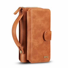 Load image into Gallery viewer, iPhone 11 Pro Max BRG Leather Purse 12 Card-Slot Detachable Case