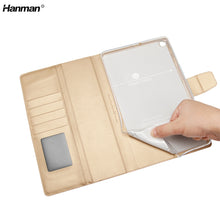 Load image into Gallery viewer, Samsung Galaxy Tab S7 Plus (12.4") Hanman Leather Cardholder Case
