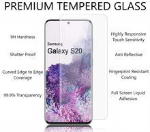 Load image into Gallery viewer, Samsung Galaxy S20 FE UV Glue Tempered Glass Screen Protector - Nano Optics
