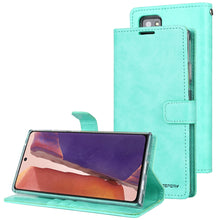 Load image into Gallery viewer, Samsung Galaxy Note 20 Mercury Goospery Blue Moon Diary Case