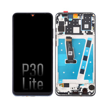 Load image into Gallery viewer, LCD Screen Digitizer Replacement with Frame for Huawei P30 Lite - Black