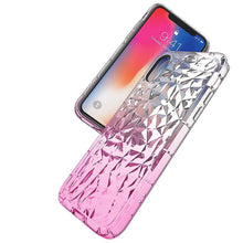 Load image into Gallery viewer, iPhone X / XS Holographic Gradient Diamond Case