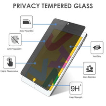 Load image into Gallery viewer, iPad 5 / 6 / Air 1 / Air 2 Anti-Spy Privacy Tempered Glass Screen Protector