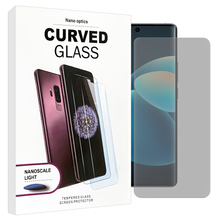 Load image into Gallery viewer, Vivo X60 Pro Privacy Screen Protector UV GLUE Tempered Glass Nano Optics
