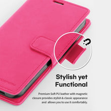 Load image into Gallery viewer, iPhone 14 PRO Mercury Goospery Blue Moon Diary Leather Case
