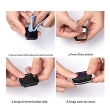 Load image into Gallery viewer, Re-Define Hard PC Case with Tempered Glass Screen Protector for Apple Watch Series 7 / 8 41mm
