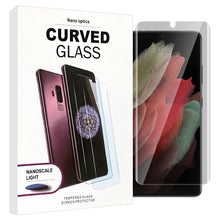 Load image into Gallery viewer, Samsung Galaxy S23 PRIVACY Screen Protector UV GLUE Tempered Glass Nano Optics
