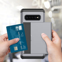 Load image into Gallery viewer, Samsung Galaxy S10 Plus Slim Armor Card Slide Case

