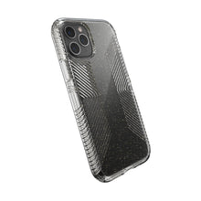 Load image into Gallery viewer, iPhone 11 Pro Max Speck Presidio Perfect-Clear Glitter + Grips Case

