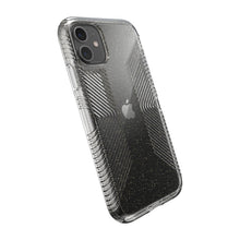 Load image into Gallery viewer, iPhone 12 Mini Speck Presidio Perfect-Clear Glitter + Grips Case

