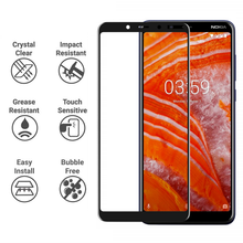 Load image into Gallery viewer, Nokia 3.1 Plus Full Glue Coverage 9H Tempered Glass Screen Protector
