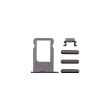 Load image into Gallery viewer, SIM Card Tray and Side Button for iPhone 6 Plus - Black
