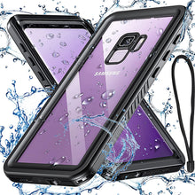 Load image into Gallery viewer, Samsung Galaxy S9 Shellbox Extreme Waterproof Dot Kickstand Case
