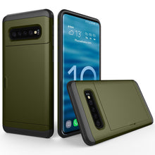 Load image into Gallery viewer, Samsung Galaxy S10 Plus Slim Armor Card Slide Case
