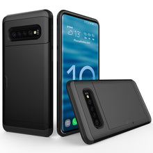Load image into Gallery viewer, Samsung Galaxy S10 Plus Slim Armor Card Slide Case
