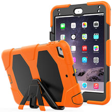 Load image into Gallery viewer, iPad 7 / 8 (10.2") Shockproof Foldable Kickstand Case - Orange
