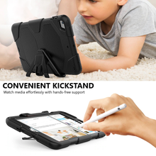Load image into Gallery viewer, iPad 7 / 8 (10.2") Shockproof Foldable Kickstand Case - Orange

