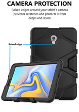 Load image into Gallery viewer, Samsung Galaxy Tab S4 10.5 (SM-T830) Shockproof Foldable Kickstand Case - Orange
