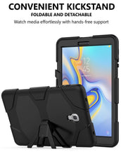 Load image into Gallery viewer, Samsung Galaxy Tab S4 10.5 (SM-T830) Shockproof Foldable Kickstand Case - Orange
