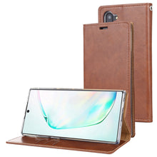 Load image into Gallery viewer, Samsung Galaxy Note 10 Plus Mercury Goospery Blue Moon Flip Case
