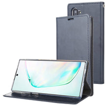 Load image into Gallery viewer, Samsung Galaxy Note 10 Plus Mercury Goospery Blue Moon Flip Case
