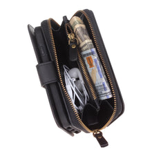 Load image into Gallery viewer, iPhone 5 / 5s / SE (1st) BRG Leather Purse 12 Card-Slot Detachable Case
