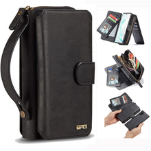 Load image into Gallery viewer, Samsung Galaxy S20 BRG Leather Purse 12 Card-Slot Detachable Case
