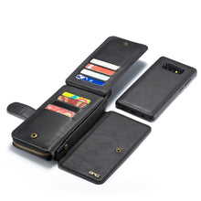 Load image into Gallery viewer, Samsung Galaxy S10e BRG Leather Purse 12 Card-Slot Detachable Case
