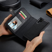 Load image into Gallery viewer, Samsung Galaxy Note 10 Plus BRG Leather Purse 3 Card-Slot Detachable Case
