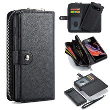Load image into Gallery viewer, Samsung Galaxy S10e BRG Leather Purse 3 Card-Slot Detachable Case
