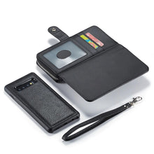Load image into Gallery viewer, Samsung Galaxy S10e BRG Leather Purse 3 Card-Slot Detachable Case
