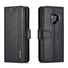 Load image into Gallery viewer, Samsung Galaxy S9 Plus BRG Leather Wallet 2 Card-Slot Detachable Case
