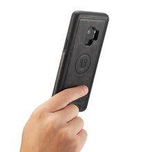 Load image into Gallery viewer, Samsung Galaxy S9 Plus BRG Leather Wallet 2 Card-Slot Detachable Case
