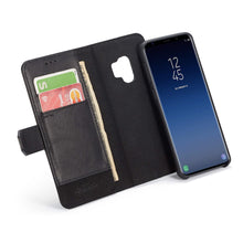 Load image into Gallery viewer, Samsung Galaxy S9 Plus BRG Leather Wallet 2 Card-Slot Detachable Case
