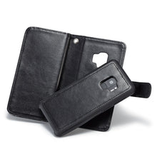 Load image into Gallery viewer, Samsung Galaxy S9 Plus BRG Leather Wallet Flip 9 Card-Slot Detachable Case
