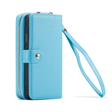Load image into Gallery viewer, iPhone 11 Pro Max BRG Leather Purse 3 Card-Slot Detachable Case
