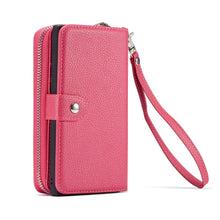 Load image into Gallery viewer, Samsung Galaxy Note 10 Plus BRG Leather Purse 3 Card-Slot Detachable Case
