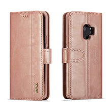 Load image into Gallery viewer, Samsung Galaxy S9 Plus BRG Leather Wallet 2 Card-Slot Detachable Case

