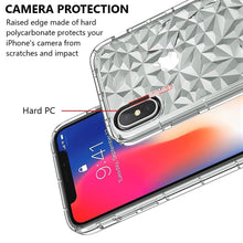 Load image into Gallery viewer, iPhone X / XS Transparent Diamond Case
