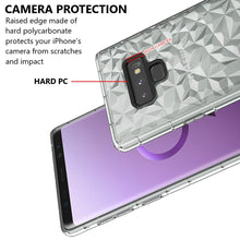 Load image into Gallery viewer, Samsung Galaxy Note 9 Transparent Diamond Case
